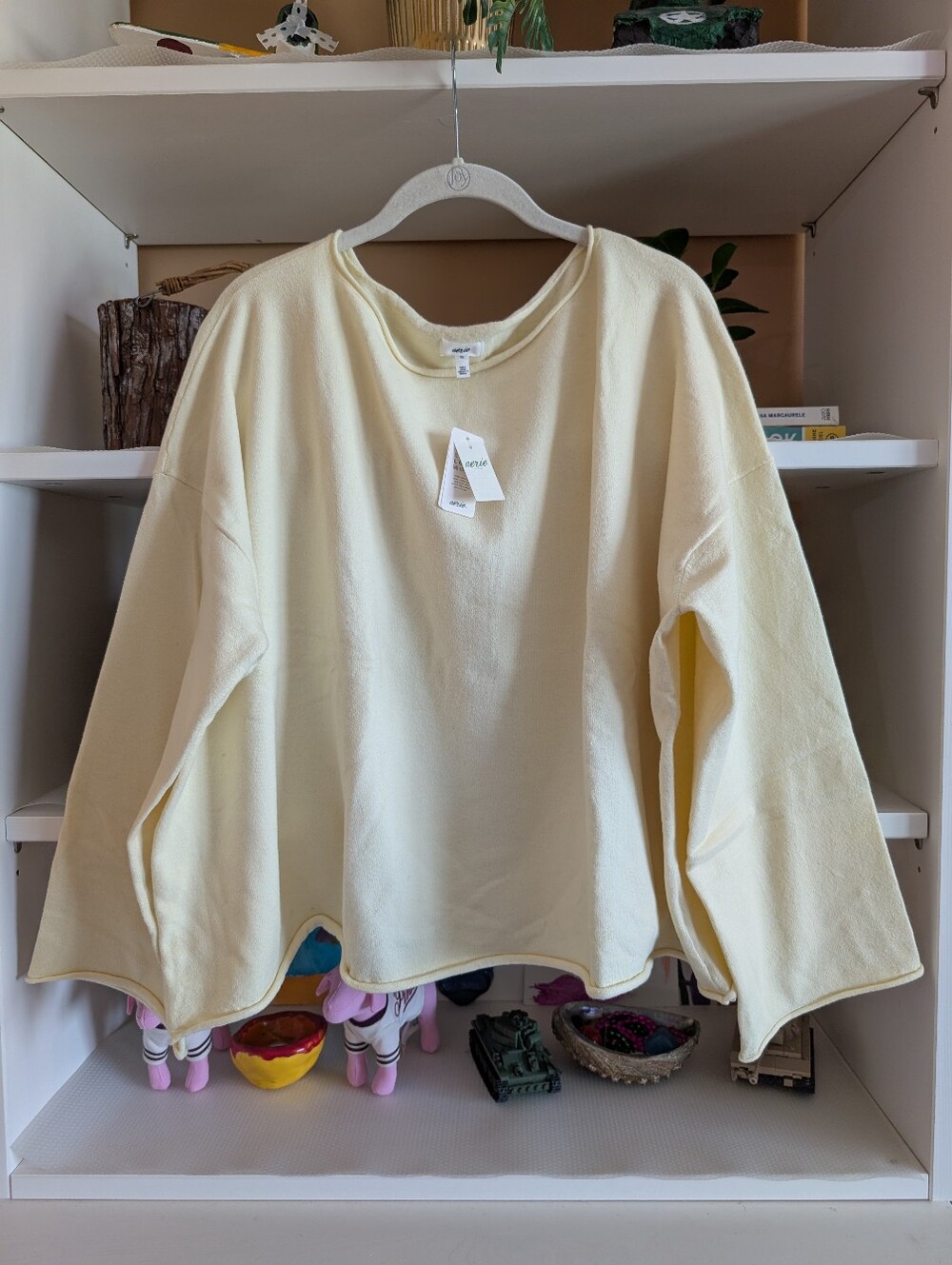 Aerie Sunday Soft Boatneck Sweater